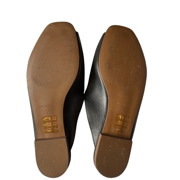 Madewell - The Erica Peep-Toe Mule in Leather Sz 7.5 - Picture 7 of 8